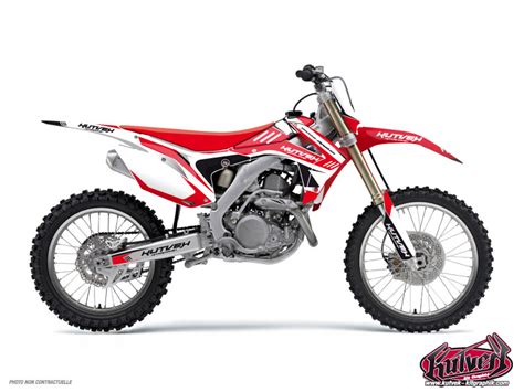 Honda Crf Dirt Bike Chrono Graphic Kit Black Kutvek Kit Graphik