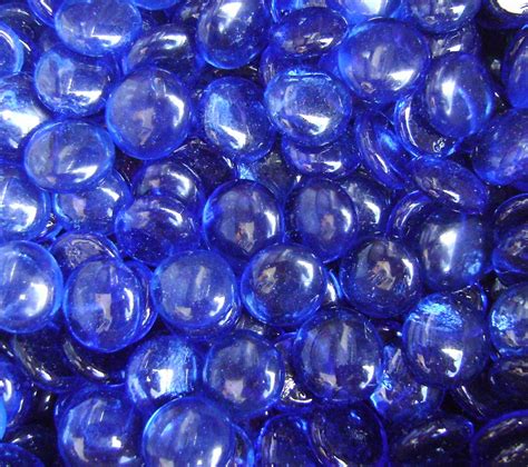 Crystal Dark Blue Glass Gems