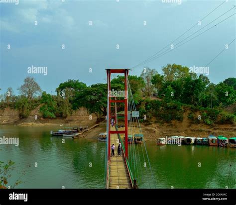 Hanging Bridge Of Rangamati Stock Photo Alamy