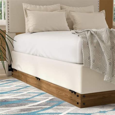 Zipcode Design Winston Wood Bed Frame For Box Spring Wood Bed Frame