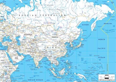 World Atlas Asia Map Dibandingkan