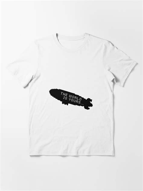 Scarface The World Is Yours Blimp T Shirt By Sidebar Redbubble
