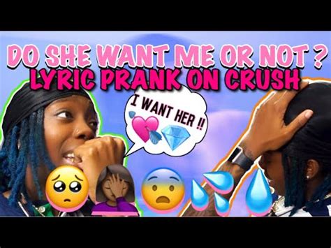 I Want Her Lyric Prank On Crush Goes Wrong YouTube
