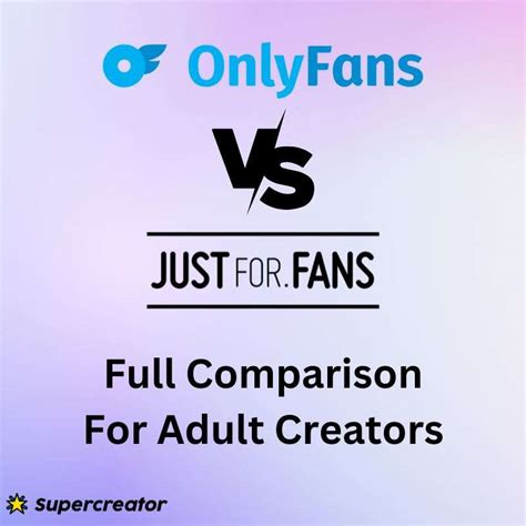 Just For Fans Vs OnlyFans Which One Is Better SuperCreator