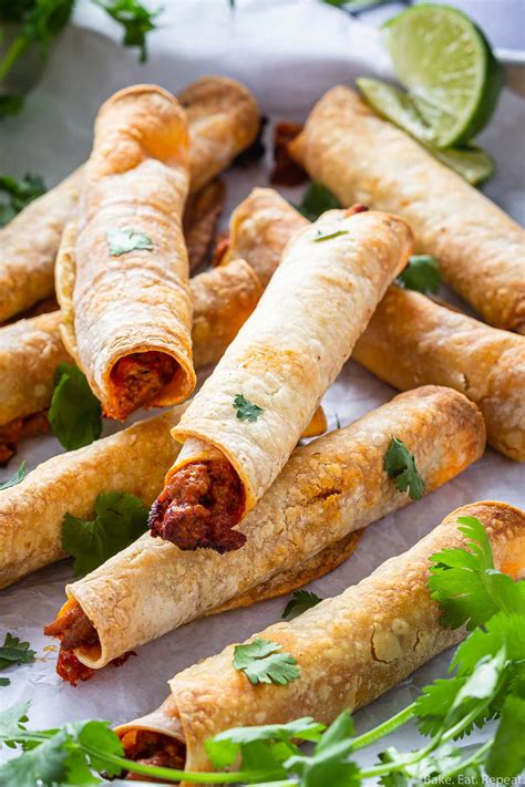 Baked Taquitos Bake Eat Repeat
