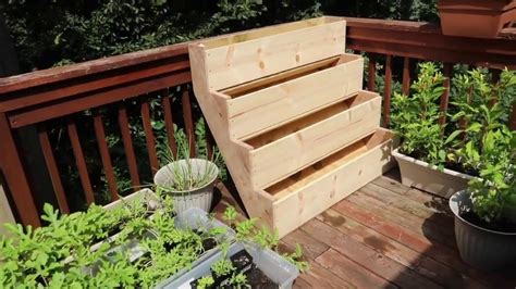 Stair Step Planter Box Youtube