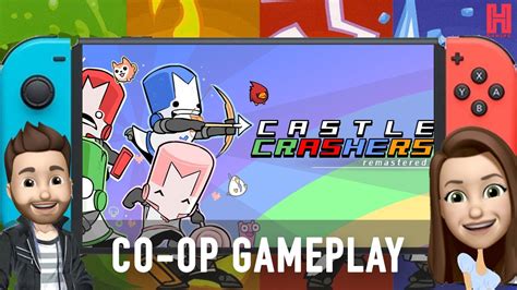 Castle Crashers Nintendo Switch Gameplay 2 Player Co Op Youtube