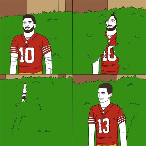 Drawing Jimmy G Every Day Until He Gets Traded Day 309 R 49ers