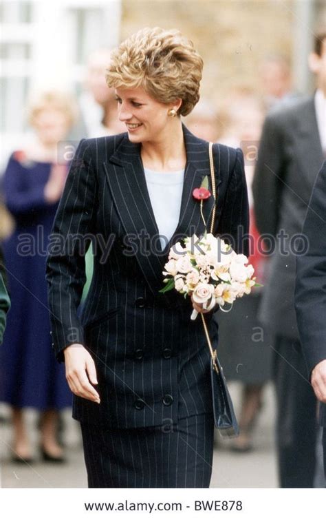 November 8 1993 Princess Diana Visits Pield Heath House School In