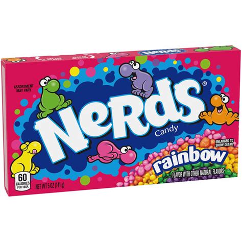 Rainbow Nerds Candy 5 Oz Theater Box All City Candy