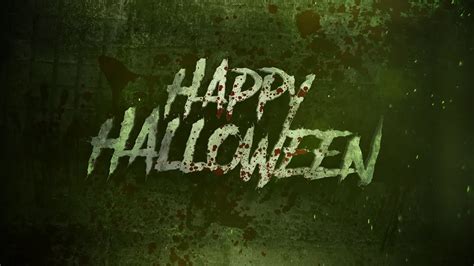 Premium Stock Video Animation Text Happy Halloween On Mystical On