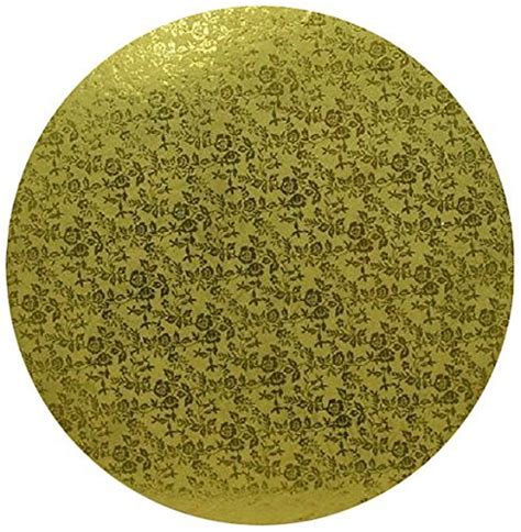 Buy Cake Decor Gold Round Drum Cake Board Cake Base 12 Inch Online