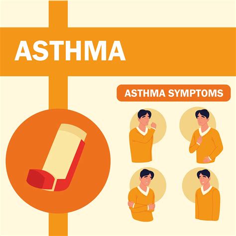 Asthma Symptoms Banner 2593263 Vector Art At Vecteezy