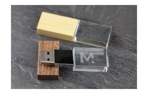 Promotional Clear Crystal Usb Personalised By Mojo Promotions