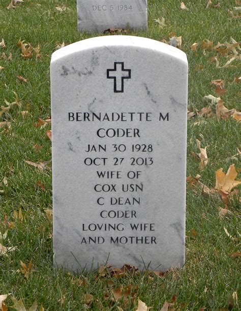 Bernadette Marie Bernie Ruths Coder Find A Grave Memorial