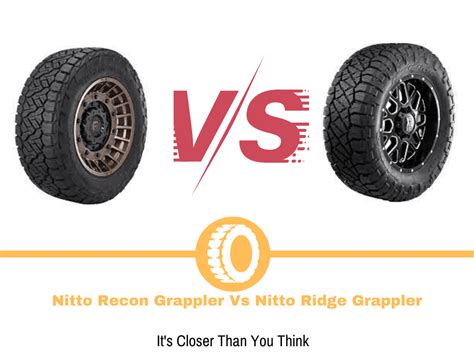 Lets Compare The Nitto Recon Grappler Vs The Ridge Grappler Tire Hungry
