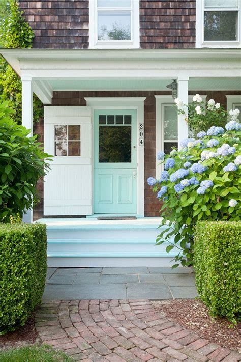 Home Decor Color Inspiration Light Aqua Blue Cottage Front Doors