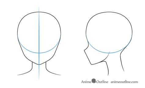 How To Draw An Anime Girls Head And Face Animeoutline 2022