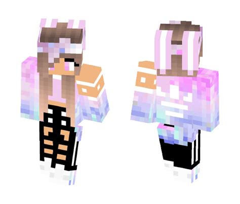 Download Galaxy Bunny Adidas Girl Minecraft Skin For Free