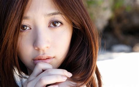 Aizawa Rina Japanese Actress Asian Celebrity Girl Wallpaper 004