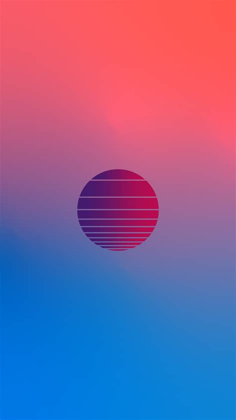 Find and download the best iphone wallpapers. Cool phone wallpaper - Minimalist synthwave style | HeroScreen - Cool Wallpapers