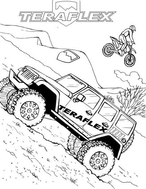Jeep Coloring Pages Printable Pdf Coloringfolder Monster Coloring Pages Cars Coloring
