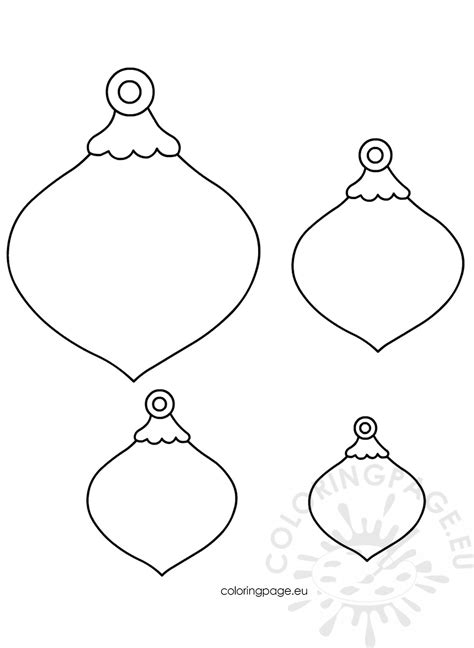 A visit to your favorite mall or your regular shop will turn into a festive mood, with all the festive adornment you will come across. Christmas Felt Ornaments Patterns - Coloring Page