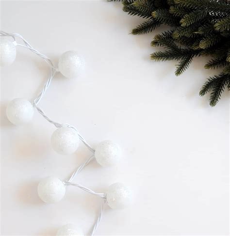 Glittered Snowball Diy Christmas Lights Mod Podge Rocks