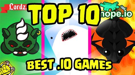 Top 10 Best Io Games Of 201819 Youtube