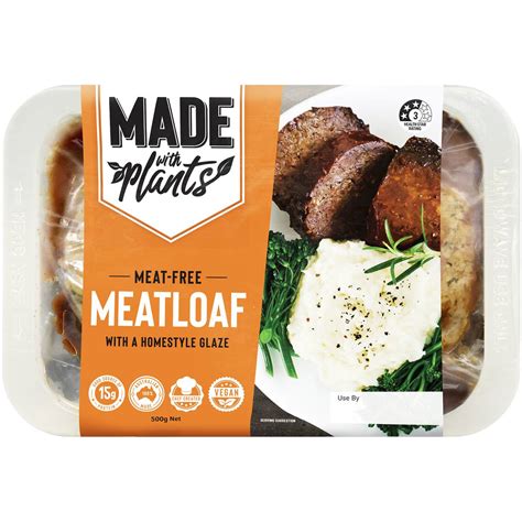Made With Plants Plant Based Meatloaf With Glaze G Woolworths
