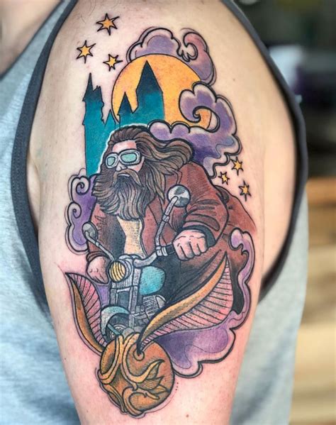 Magical Hagrid Tattoo At Main Line Ink