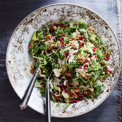 Shredded Brussels Sprout Salad With Kale Recipe
