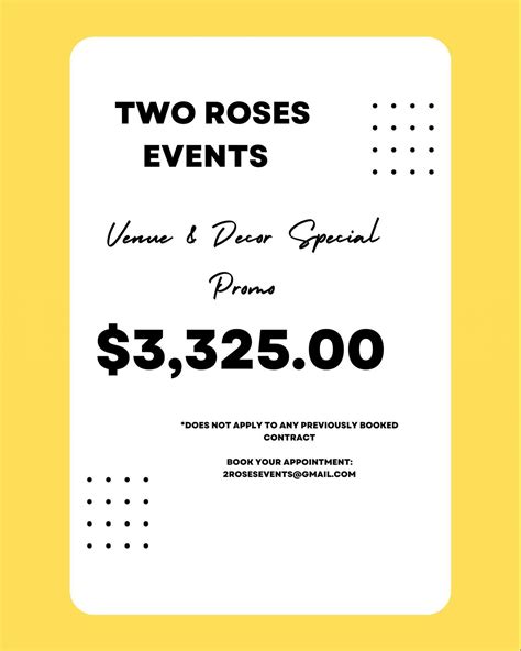 two roses events home