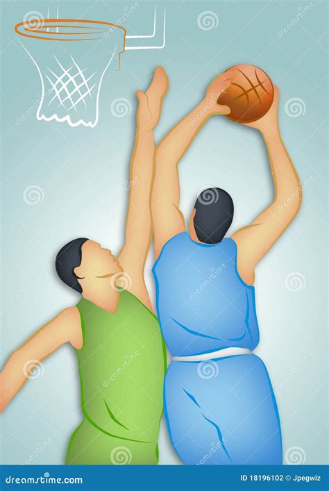 Basketball Players Stock Illustration Illustration Of Sport 18196102