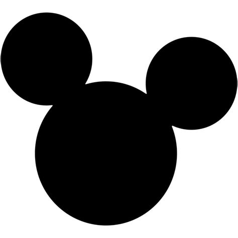 Mickey Mouse Silhouette Template Mickey Mouse Silhouette Mickey