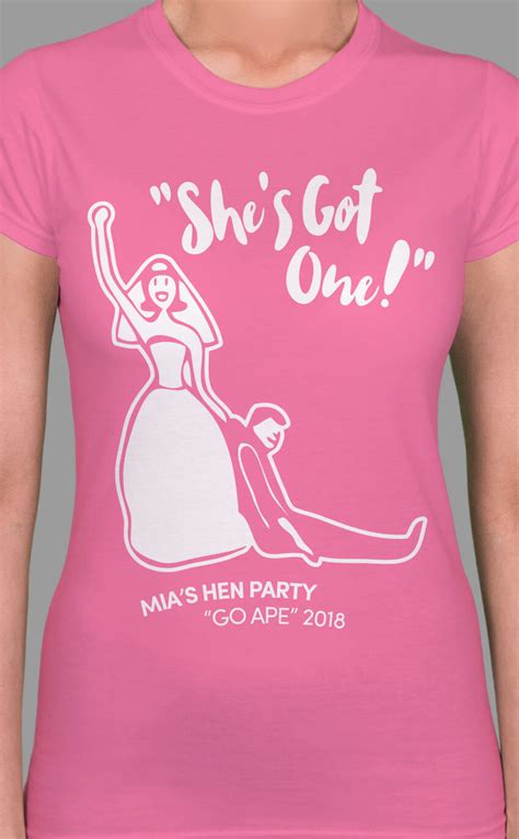 Shes Got One Personalised Hen Party T Shirt Mr Porkys™