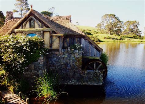 Waterwheel Storybook Cottage Water Wheel Small House