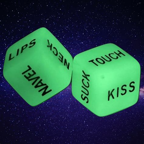 Couples T Glow In The Dark Dice Game Sexy Dice Savvy Ts