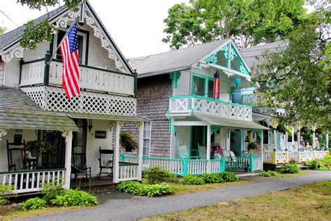 Gingerbread Cottages At Oak Bluffs Campground New England