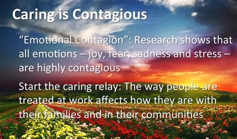 Caring Is Contagious Be An Inspiring Leader Emotions Leadership Stress