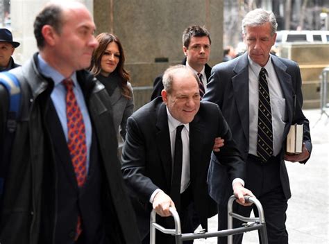 Harvey Weinstein Sex Crime Trial Day 1 He Arrives Using Walker