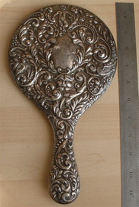 Antique Edwardian Silver Hand Mirror Chester 1903 A Photo On Flickriver