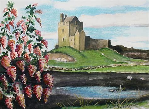 Dunguaire Castle Kinvera Ireland Painting By Melinda Saminski Fine