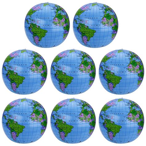 Buy Pangda 8 Pack Inflatable Globe Blow Up World Globe Pvc World Globe