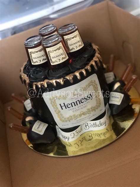 Hennessy Birthday Cake Images Machelle Bradbury