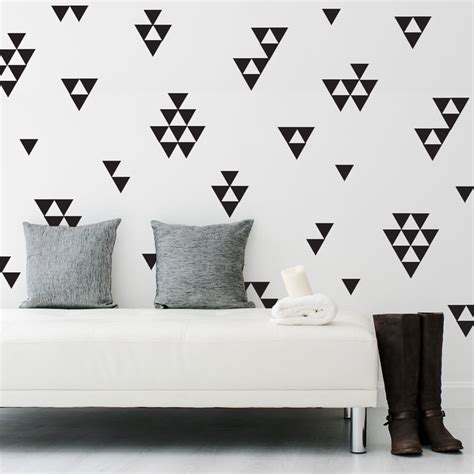 36 Large Triangle Vinyl Wall Decals Triangle Wall Stickers