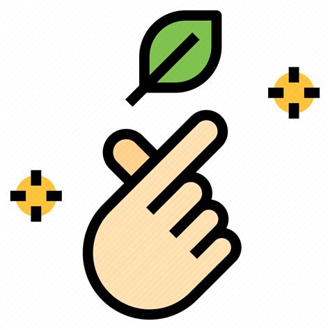 Ecology Friendly Environment Green Hand Plant Save Sign Icon