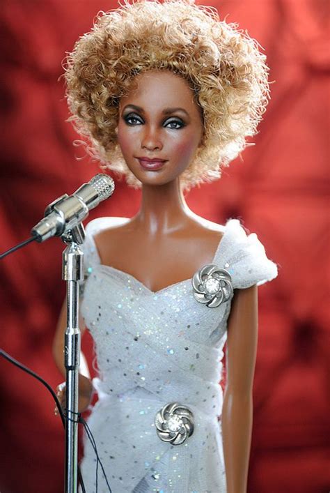 Whitney Houston On The Mike Barbie Celebrity Pretty Dolls Whitney