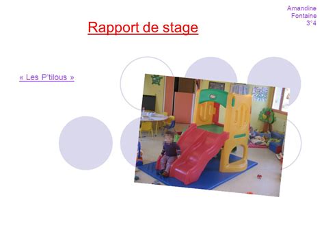 Exemple De Rapport De Stage Eme En Creche