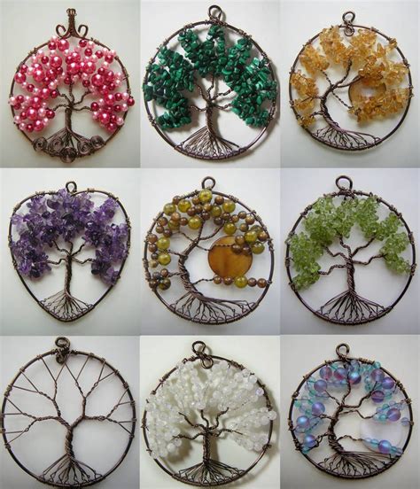 Tree Of Life Pendant Collage By Pinkfirefly135 On Deviantart Wire